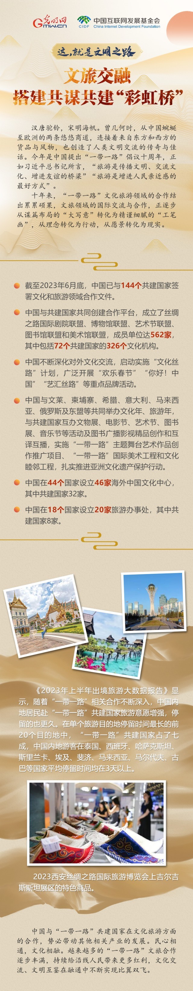 【大道共通】這，就是文明之路丨文旅交融 搭建共謀共建“彩虹橋”