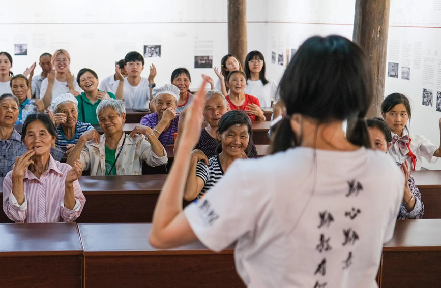 天津大學(xué)實(shí)踐隊(duì)開展暑期社會(huì)實(shí)踐。天津大學(xué)供圖