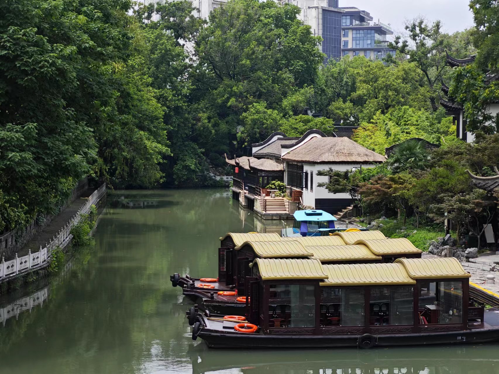 揚州大運河文化旅游度假區(qū)一角。人民網(wǎng)記者 黃鈺攝